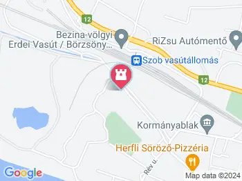 Átkelő Szob a térképen