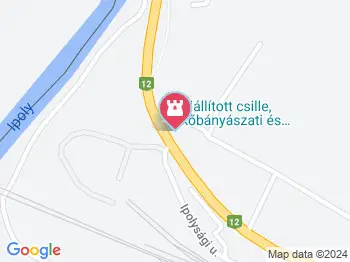 Kiállított csille, kőbányászati és kisvasúti emlékhely Szob a térképen