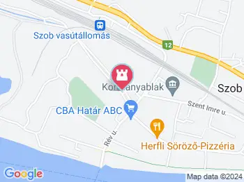 Millecentenáriumi emlékoszlop Szob a térképen