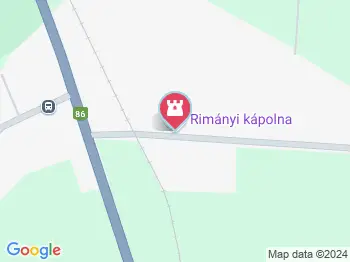 Rimányi kápolna Szőce a térképen