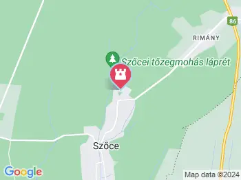Szőcei Lápok Háza Szőce a térképen