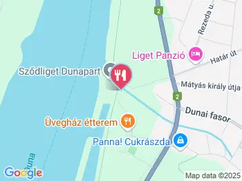 Hydra Terasz & Kikötő Sződliget a térképen