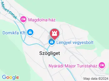 Patócsy Zsófia Szögliget a térképen