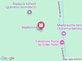 Bajdázó-tó Szokolya a térképen