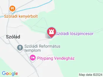 Szóládi löszpincesor Szólád a térképen