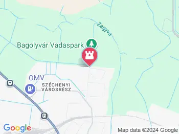 Bagolyvár Vadaspark Szolnok a térképen