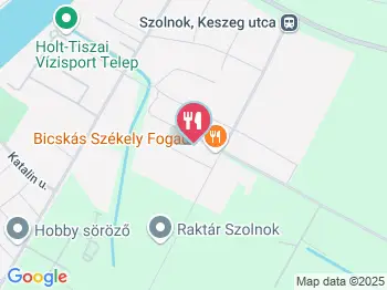 Bicskás Székely Fogadó Szolnok a térképen