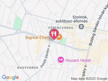 Dreher Étterem Söröző Szolnok a térképen