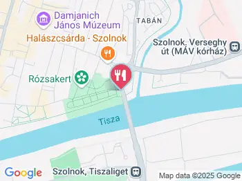 Fregatt söröző Szolnok a térképen