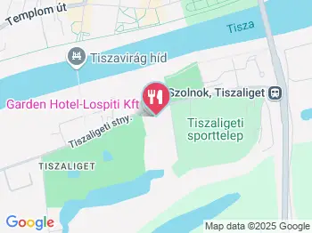 Garden Hotel étterme Szolnok a térképen