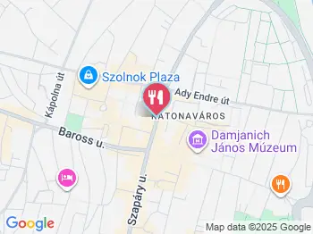 Hayla Shawarma Szolnok a térképen