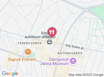 Heaven Bistro Étterem & Kávézó Szolnok a térképen