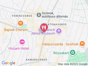 Honey Restaurant & Club Szolnok a térképen