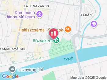 Hotel Tisza Szálló & Gyógyfürdő étterme Szolnok a térképen