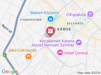 II. világháborús hősi emlékmű Szolnok a térképen