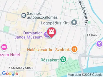 Jász-Nagykun-Szolnok Megyei Múzeumok Igazgatósága - Damjanich János Múzeum Szolnok a térképen