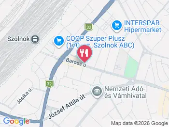 KovászVár Kézműves Pékség Szolnok a térképen