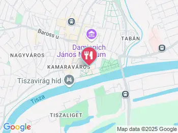 Liliomfi Étterem Szolnok a térképen