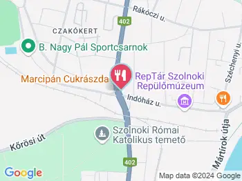 Marcipán Cukrászda Szolnok a térképen