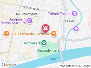 Megyeháza Szolnok a térképen