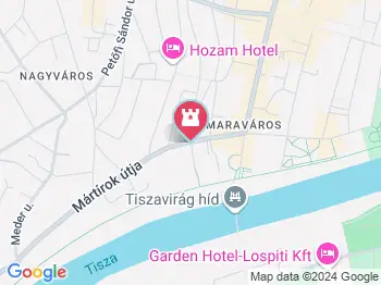 Merengő Krisztus Szolnok a térképen