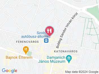 Pezzo Pizzeria - Pelikán Bevásárlóközpont Szolnok a térképen