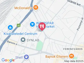 Pita Büfé Szolnok a térképen