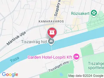 Református templom Szolnok a térképen