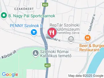 RepTár Étterem Szolnok a térképen