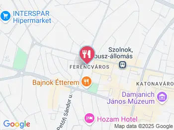 Sárga Söröző Szolnok a térképen