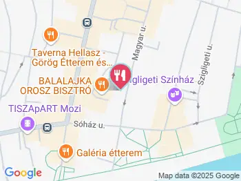 Semiramis Hotel & Étterem Szolnok a térképen