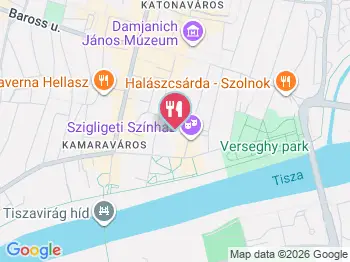 Smaragd cukrászda Szolnok a térképen