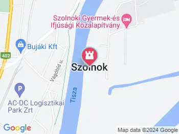 Szabadtéri Vízügyi Múzeum Szolnok a térképen