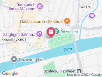 Szapáry Gyula Szolnok a térképen