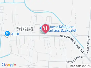 Széchenyi Pékség Szolnok a térképen