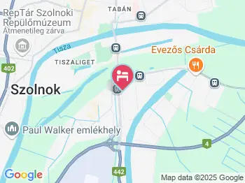 Szellő Úti Apartmanok Szolnok a térképen