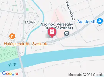 Szent István Szolnok a térképen