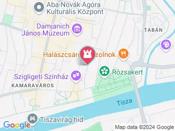 Szigligeti Ede Szolnok a térképen