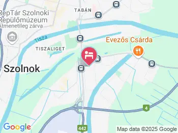 Szivárvány Apartman Szolnok a térképen