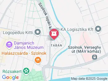 Tabáni Tájház Szolnok a térképen