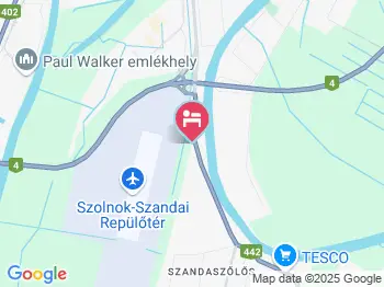 Tiszavirág Apartman Szolnok a térképen