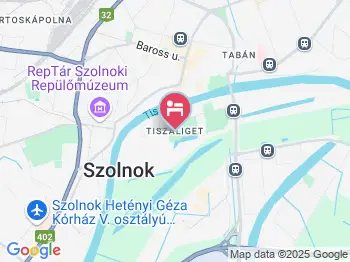 Turisztikai és Szabadidő Központ Szolnok a térképen