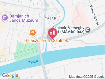 Várkapu kávézó Szolnok a térképen