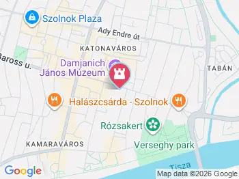 Városháza Szolnok a térképen