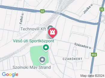 Véső úti Strandfürdő Szolnok a térképen