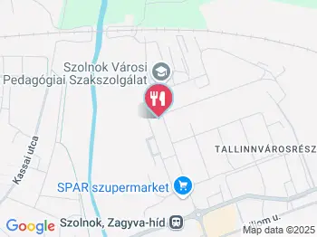 Vosztok Menü Étterem Szolnok a térképen