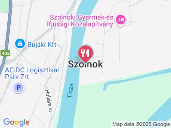 Zagyva Cukrászda Szolnok a térképen