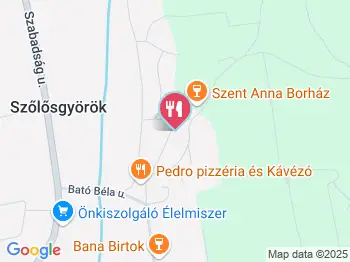 Szent Anna Borház Szőlősgyörök a térképen
