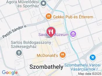 Belvárosi Menza Szombathely a térképen