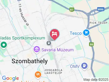 Borbás Magánszállás Szombathely a térképen